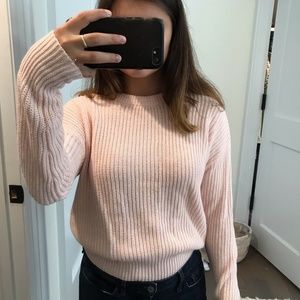 BABY PINK URBAN OUTFITTERS SWEATER